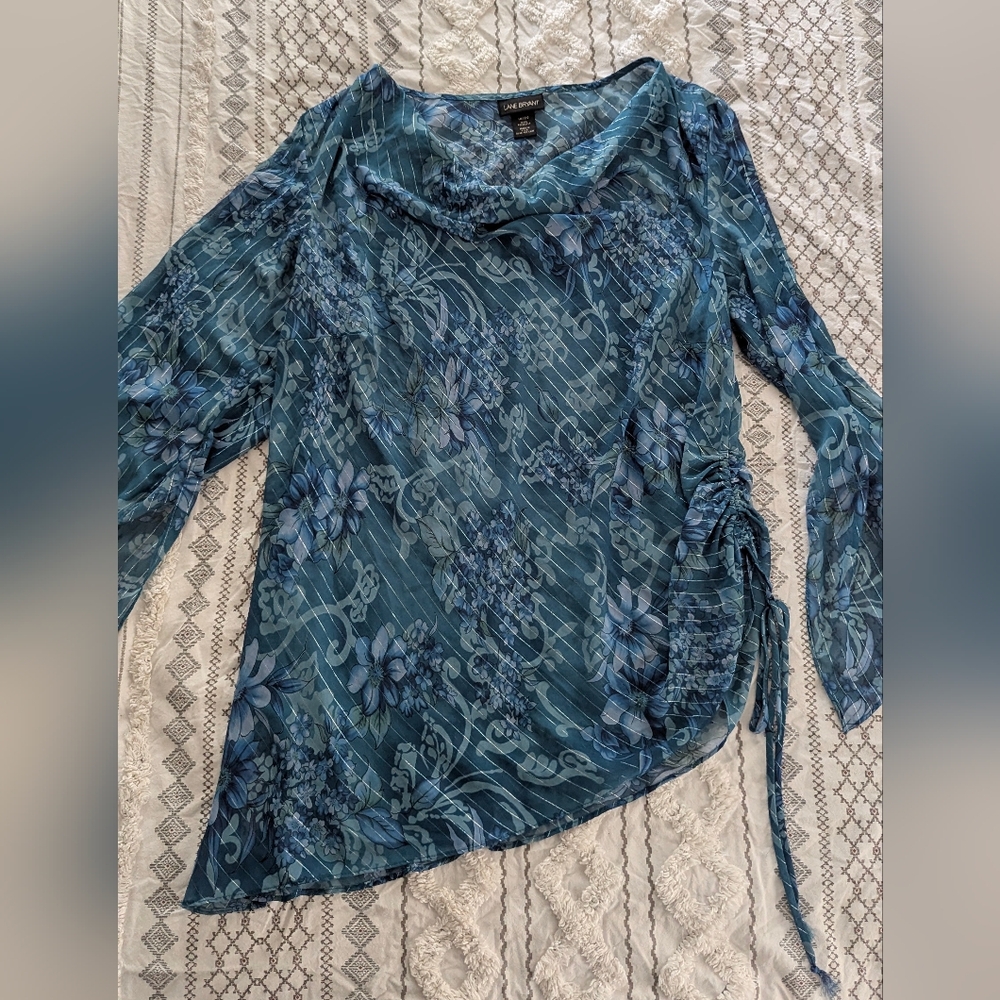 Lane Bryant Sheer Blouse